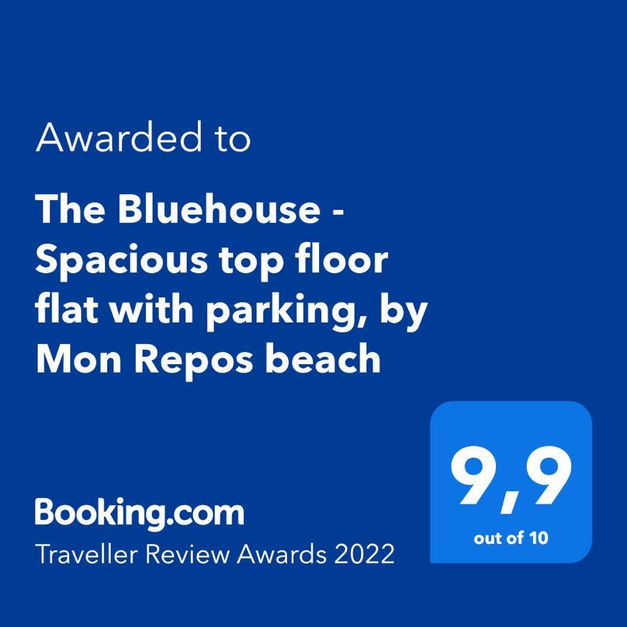 The Bluehouse - Spacious Top Floor Flat With Parking, By Mon Repos Beach Corfu  Luaran gambar